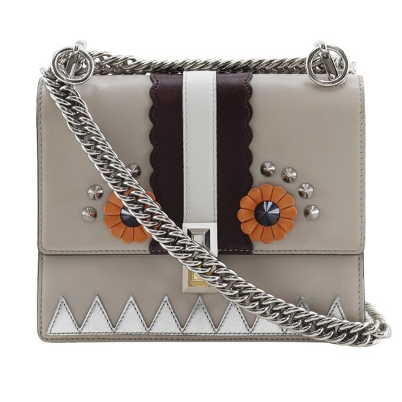 Fendi Handbags - FENDI Cream Shoulder Bag